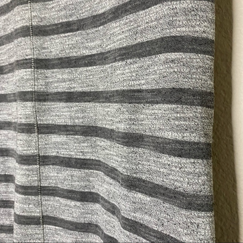 NO OFFERS RAG & BONE gray striped short sleeve t-shirt dress - Picture 13 of 14